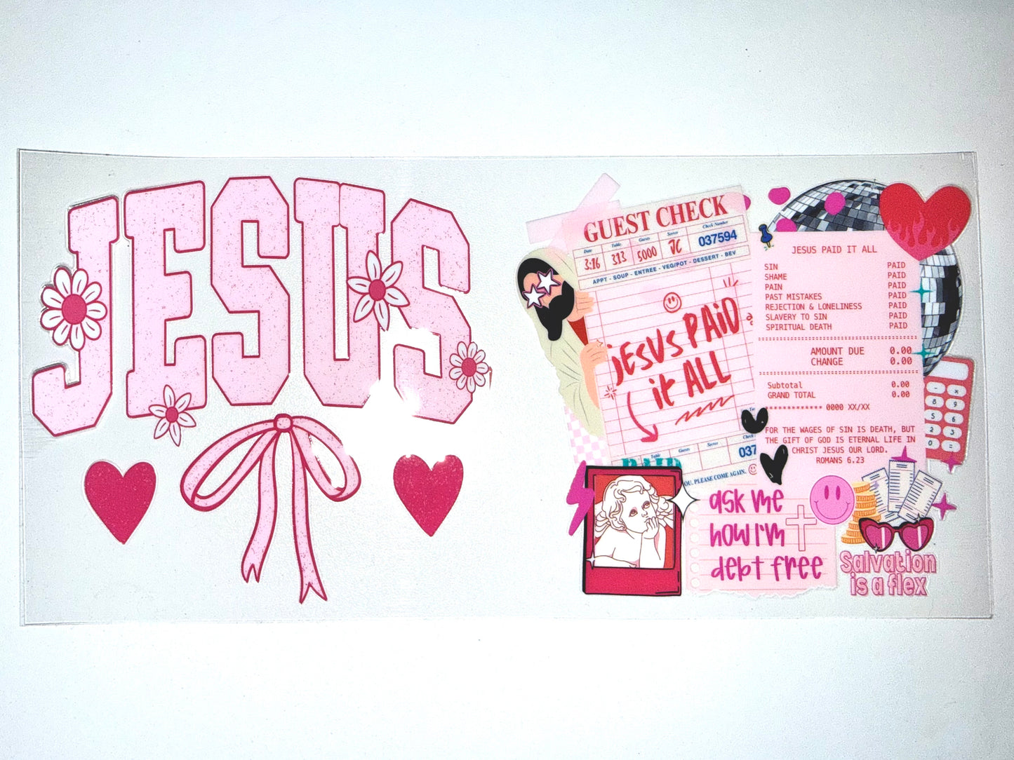 “Jesus paid it all”