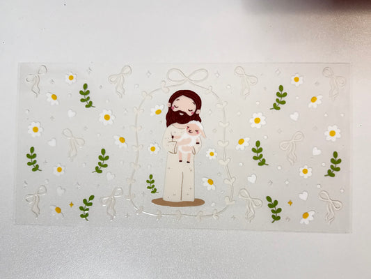 “Jesus with sheep”