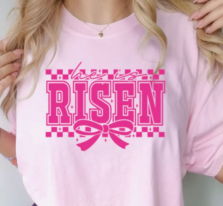 He Is Risen Short Sleeve Tshirt