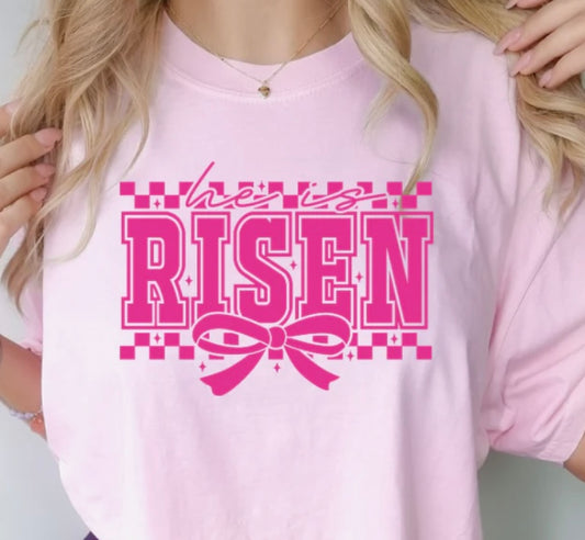 He Is Risen Short Sleeve Tshirt