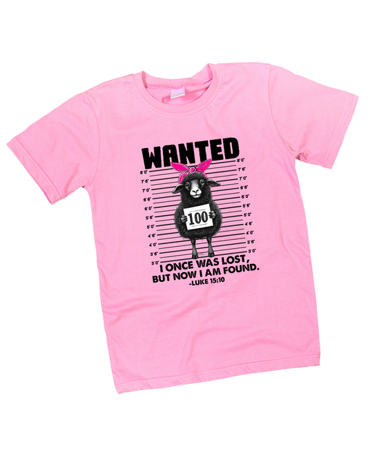 Wanted, I Once Was Lost Short Sleeve